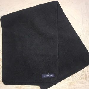 Lands’ End Black Fleece Scarf